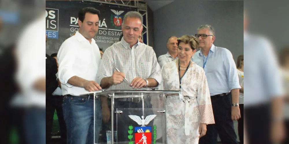 Recursos foram liberados pelo governador Ratinho Junior na Feira Paraná