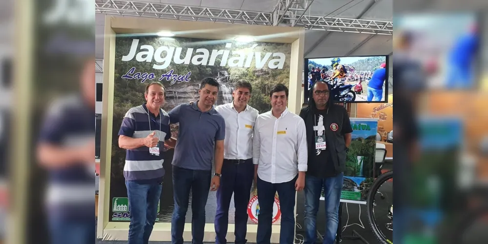 O município de Jaguariaíva recebeu os Prefeitos de Ponta Grossa, Marcelo Rangel, de Guarapuava, Cesar Silvestre e de Cascavel, Leonaldo Paranhos