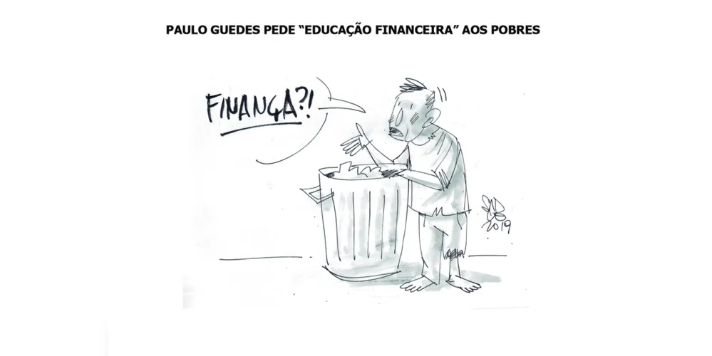 Imagem ilustrativa da imagem Charge da edição desta quarta-feira (06/11/2019) do JM