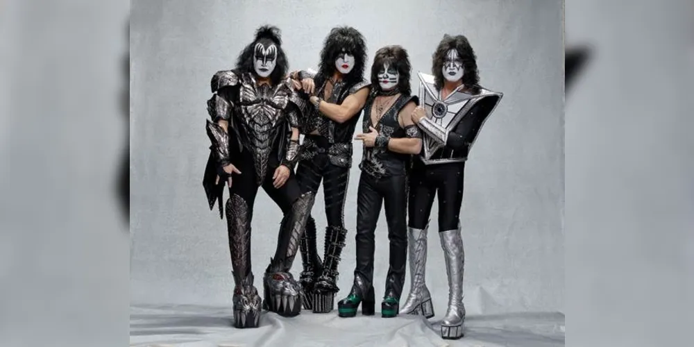 Imagem ilustrativa da imagem Kiss fará apresentação da turnê de despedida em Curitiba