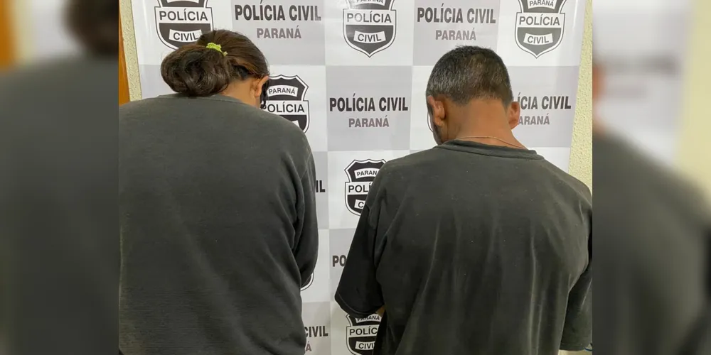 Casal foi preso nesta quinta-feira no Núcleo Rio Verde, em Ponta Grossa