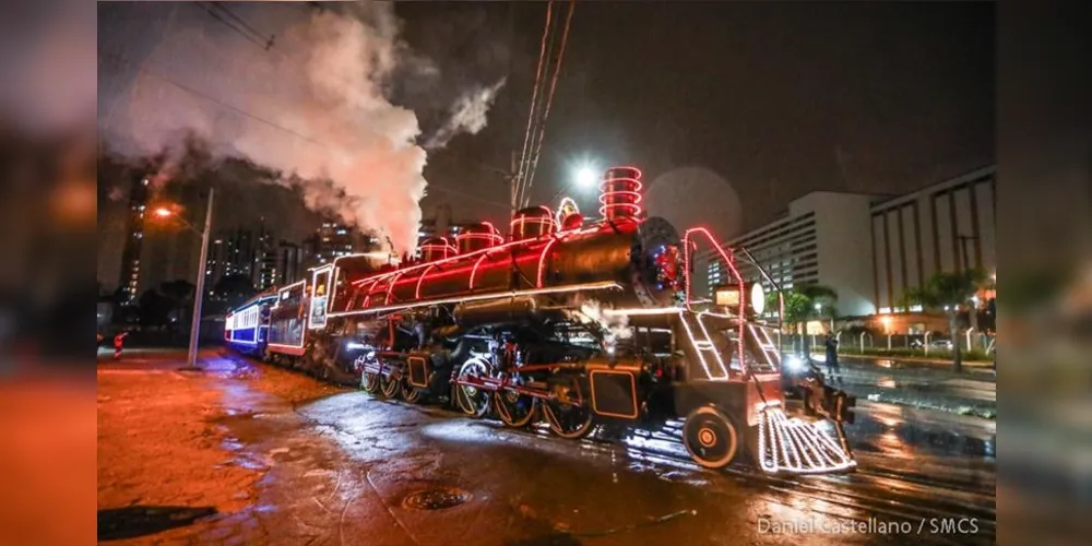 Locomotiva da Rumo será protagonista de 25 eventos entre os dias 26 de novembro e 23 de dezembro