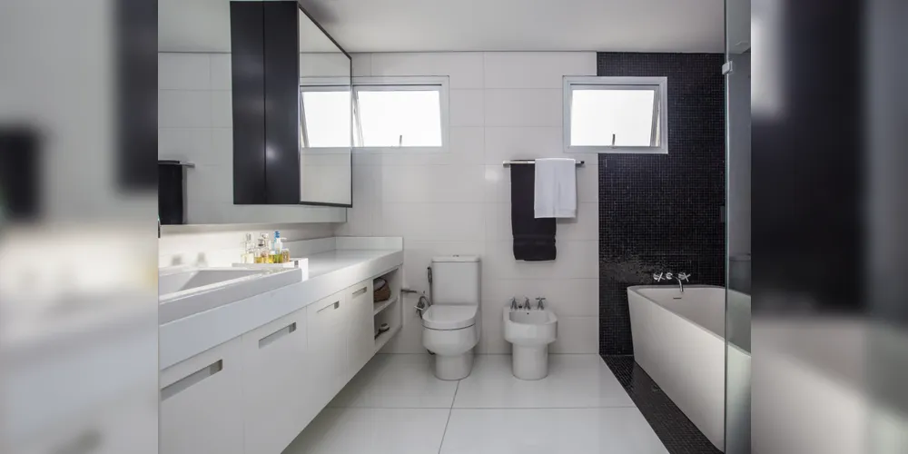 Conceito de sala de banho, que define um banheiro onde o relaxamento é prioridade 