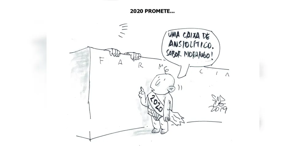 Imagem ilustrativa da imagem Charge da edição desta quinta-feira (16/01/2020) do JM