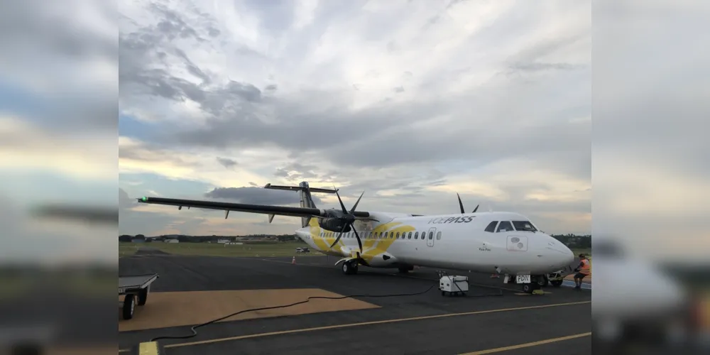 As duas empresas que atuam em Ponta Grossa, a Azul e a Voepass, utilizam o sistema de cartas RNAV em suas aeronaves