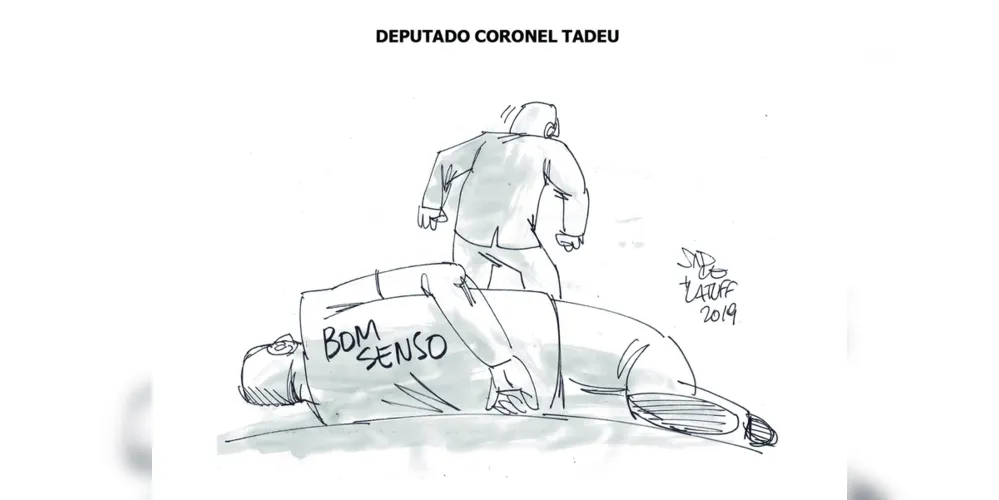 Imagem ilustrativa da imagem Charge da edição desta terça-feira (04/02/2020) do JM