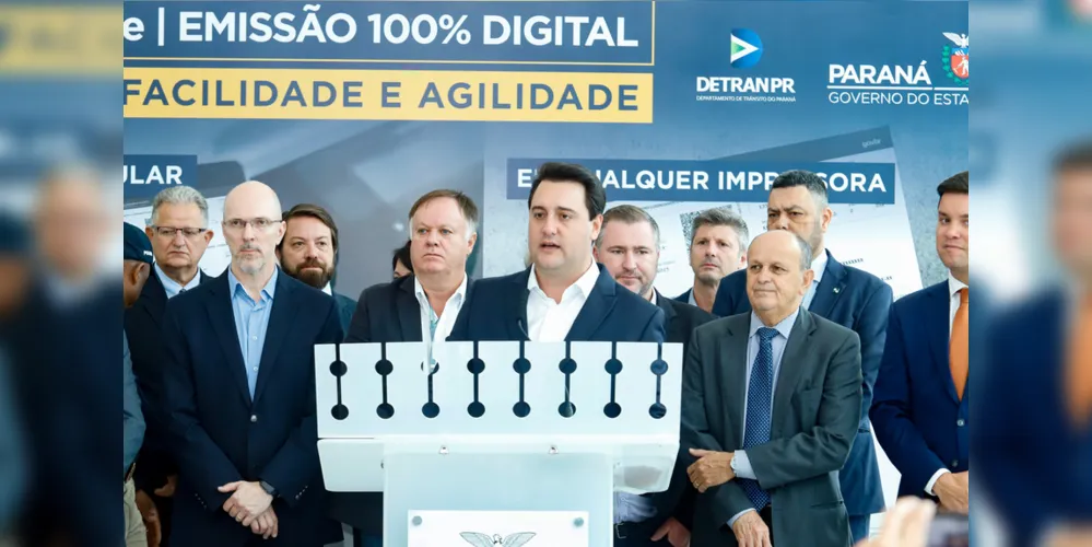 O anúncio foi feito pelo governador Carlos Massa Ratinho Junior, em evento no Palácio Iguaçu