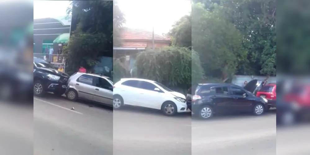 A foto é uma adaptação de um vídeo feito por um motorista que passava pelo local.