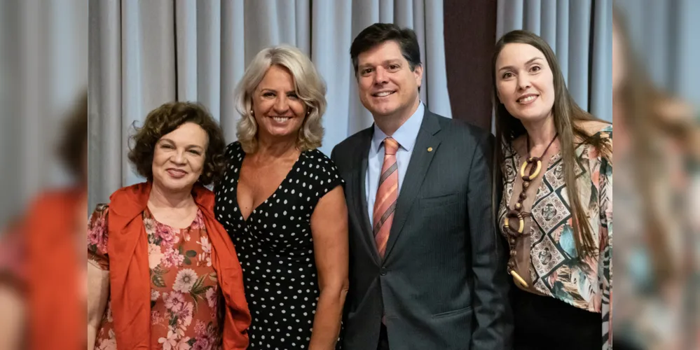 Fátima Pelaes, Noêmia Rocha, Baleia Rossi e Fátima Castro