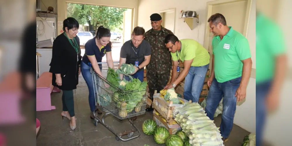 Foram entregues 900 quilos de alimentos para o Lar das Vovozinhas Balbina Branco