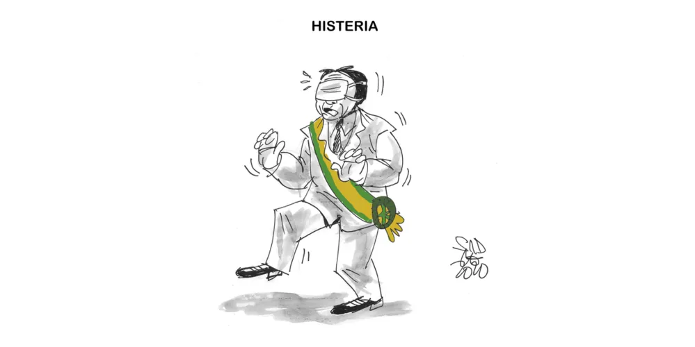 Imagem ilustrativa da imagem Charge da edição desta sexta-feira (20/03/2020) do JM