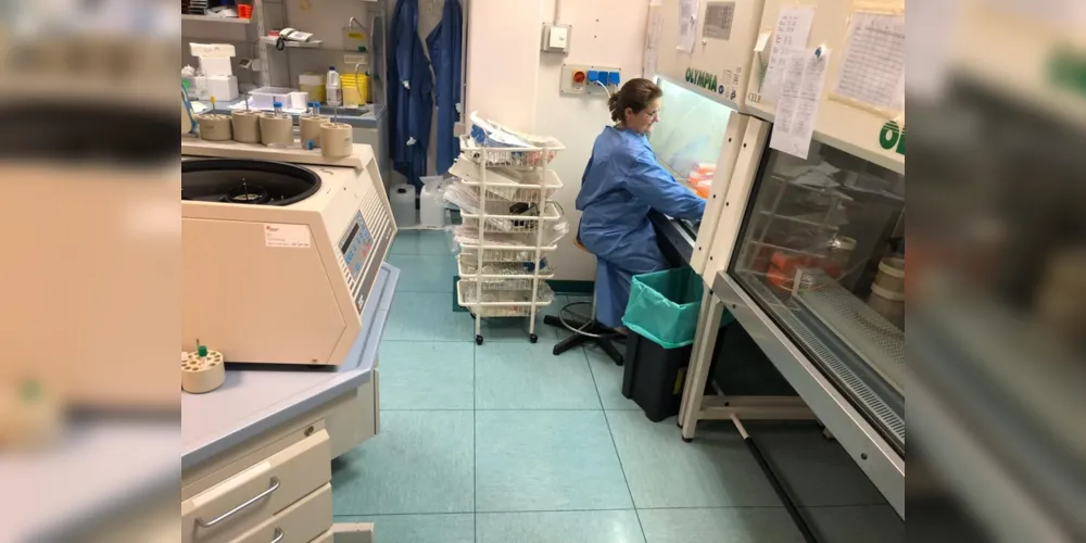 A pesquisadora trabalha em dois laboratórios italianos, um de neurociência e outro de virologia, quando surgiu o convite para juntar-se à equipe que estuda o novo coronavírus.
