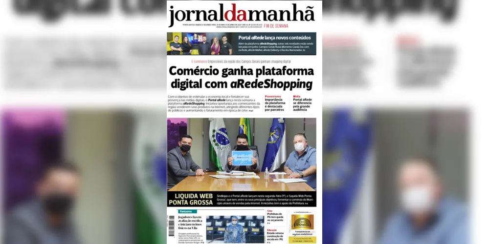 Imagem ilustrativa da imagem Capa da edição deste fim de semana (30 e 31/05 e 01/06) do JM