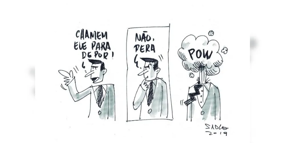 Imagem ilustrativa da imagem Charge da edição desta quarta-feira (1/07/2020) do JM