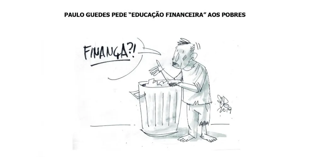 Imagem ilustrativa da imagem Charge da edição desta sexta-feira (03/07/2020) do JM