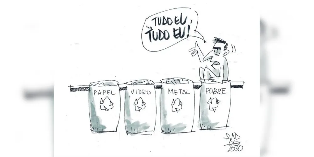 Imagem ilustrativa da imagem Charge da edição desta sexta-feira (10/07/2020) do JM