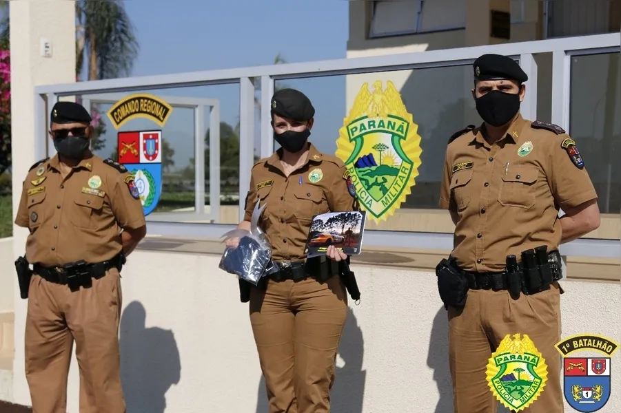 1° Batalhão de Polícia Militar realizou a premiação do 1º Concurso de Fotografias do 1⁰ BPM alusivo aos 166 anos da PMPR