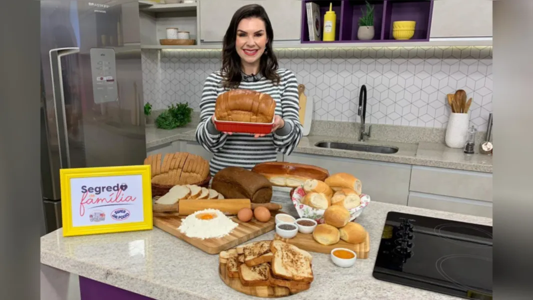 PROGRAMA DESTAQUE - O programa Destaque, que vai ao ar de segunda a sexta-feira, às 10h45, na Rede Massa/ TV Guará, filiada ao SBT no Paraná, está querendo encontrar a melhor receita de pão caseiro. O programa é apresentado por Priscila Koteski