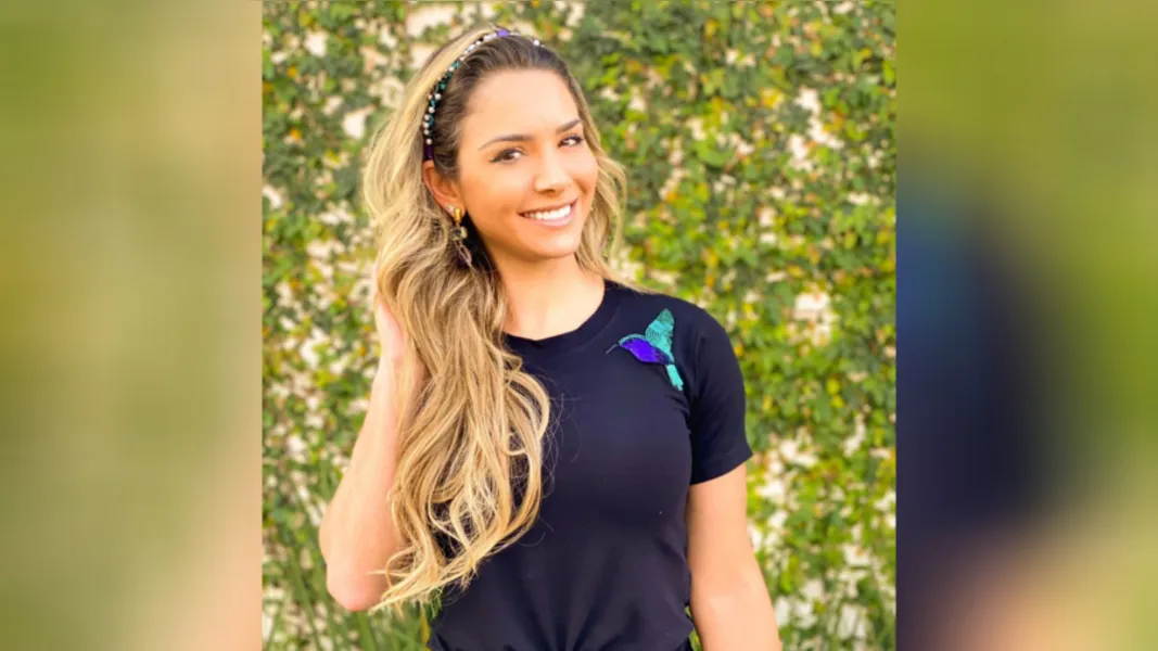 SINTONIA – Vanessa Diavan usando a camiseta do projeto Sintonia que irá reverter a renda para a casa de sopa São Marcos. As camisetas que levam o beija-flor como símbolo tem a assinatura da grife Martina’s