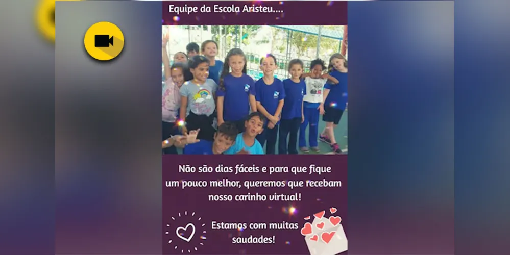 Imagem ilustrativa da imagem Vídeo de criança emociona professores em PG