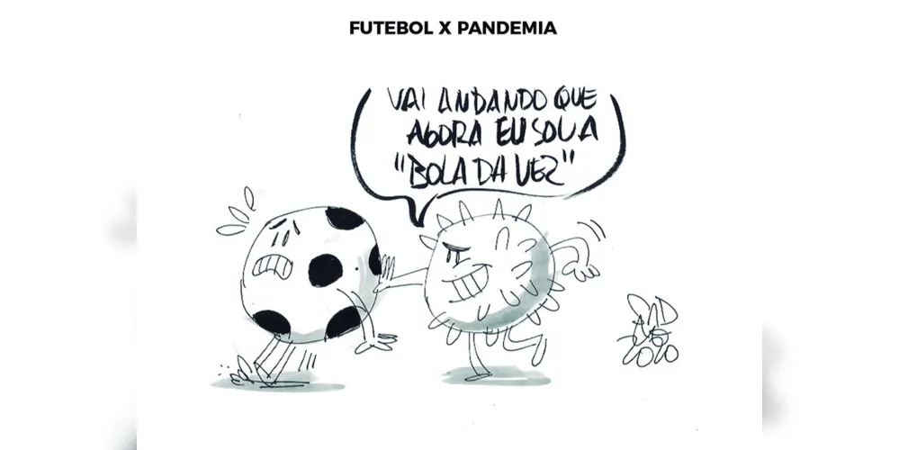Imagem ilustrativa da imagem Charge da edição desta terça-feira (14/07/2020) do JM