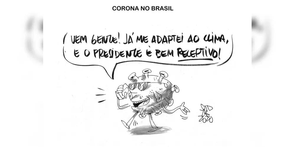 Imagem ilustrativa da imagem Charge da edição desta quarta-feira (15/07/2020) do JM