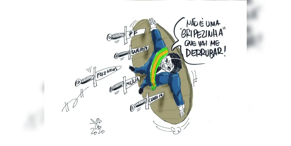 Imagem ilustrativa da imagem Charge da edição deste fim de semana (25, 26 e 27/07/2020) do JM