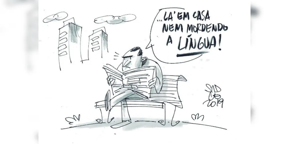 Imagem ilustrativa da imagem Charge da edição desta terça-feira (15/09/2020) do JM