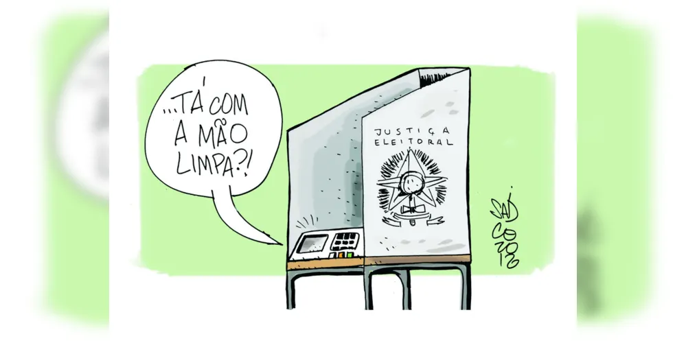 Imagem ilustrativa da imagem Charge da edição deste fim de semana (26, 27 e 28/09/2020) do JM