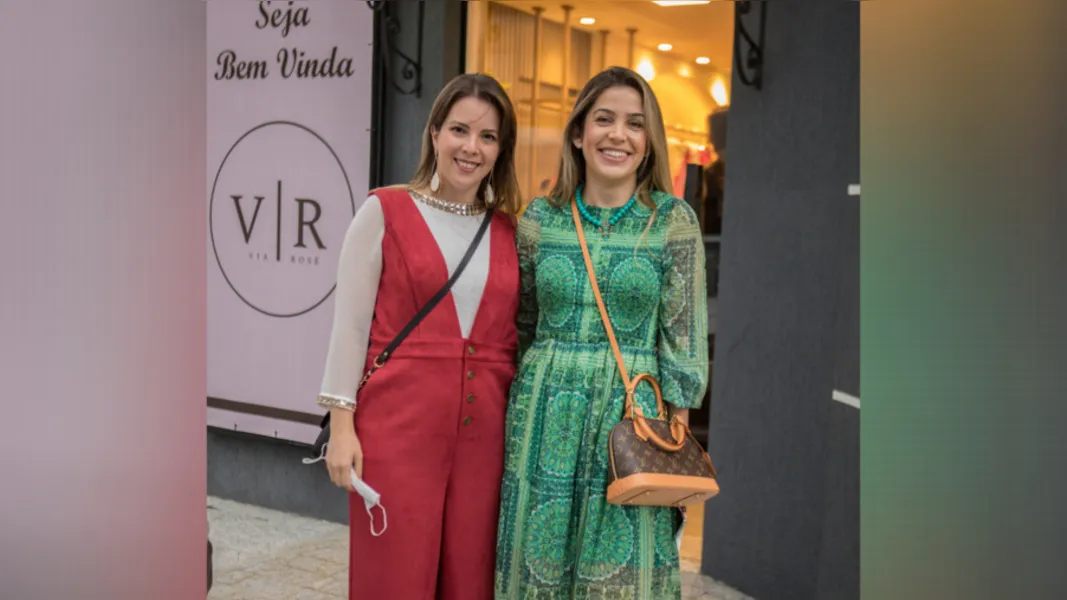 REGISTRO - Lais Coradassi e Juliana Rizental Machado estiveram prestigiando recentemente a badalada inauguração da boutique Via Rosé