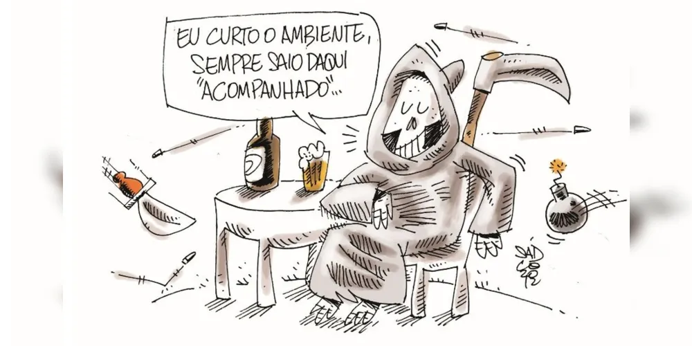 Imagem ilustrativa da imagem Charge da edição desta sexta-feira (16/10/2020) do JM