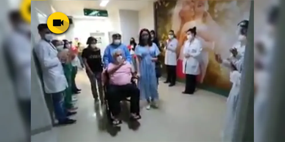 Imagem ilustrativa da imagem Em PG, Dr Damião deixa UTI Covid em vídeo emocionante