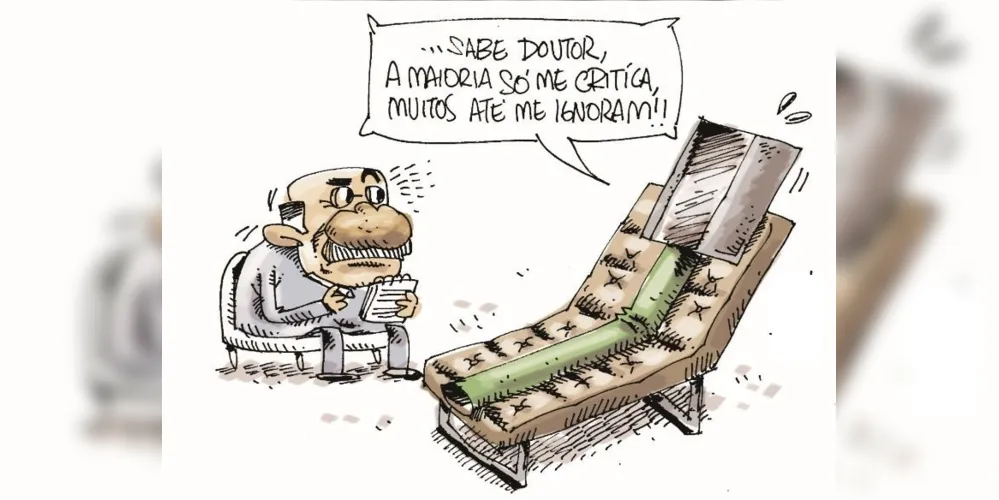Imagem ilustrativa da imagem Charge da edição desta quarta-feira (18/11/2020) do JM