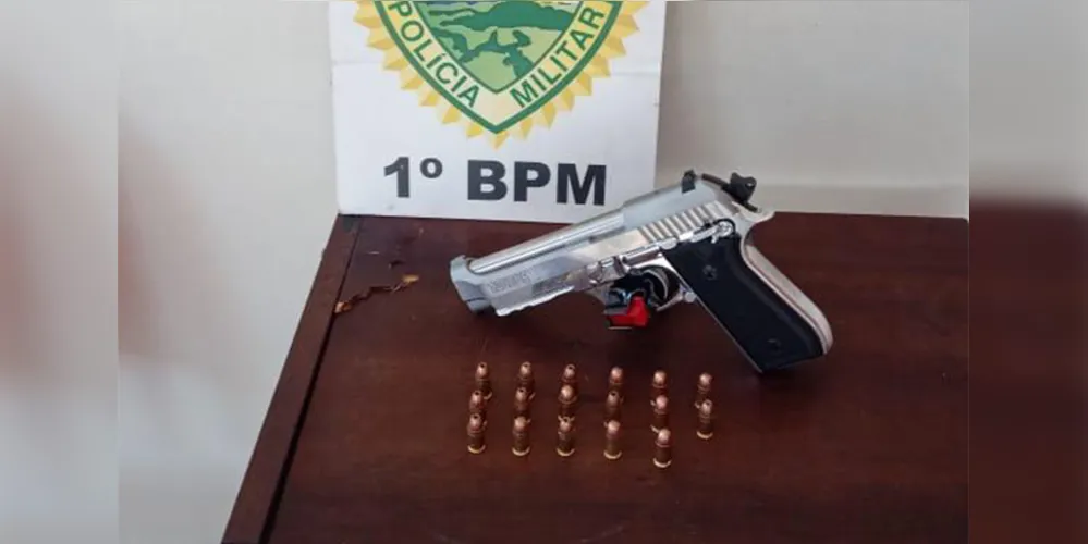 Suspeito tinha registro da arma, mas não podia portá-la, segundo a PM