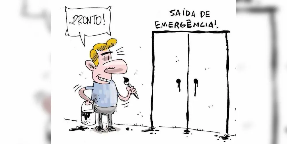 Imagem ilustrativa da imagem Charge da edição especial deste fim de semana do Jornal da Manhã