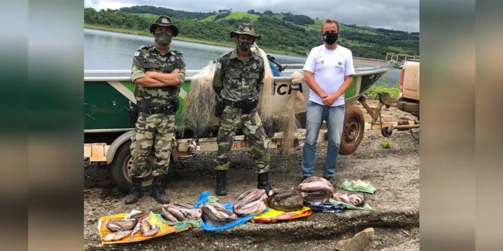 Imagem ilustrativa da imagem Operação apreende 48 quilos de peixes nativos em Ortigueira
