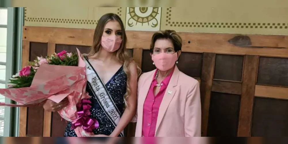 Meyrielen Mendes, foi eleita a Miss Ponta Grossa 2021