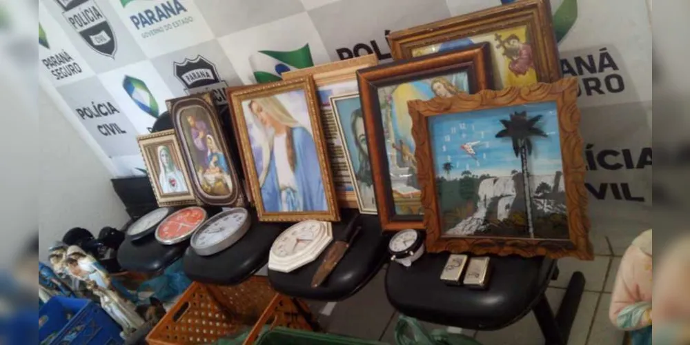 Imagem ilustrativa da imagem Polícia recupera imagens furtadas de Santuário em Piraí do Sul
