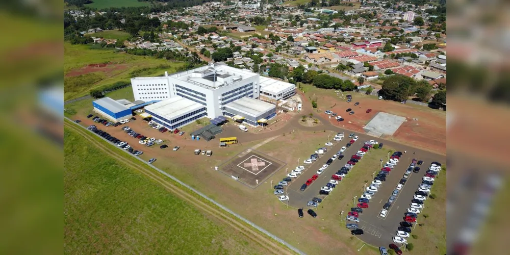 Hospital Universitário da Universidade Estadual de Ponta Grossa -  Ponta Grossa, 23/04/2020  -  Foto: José Fernando Ogura/AEN