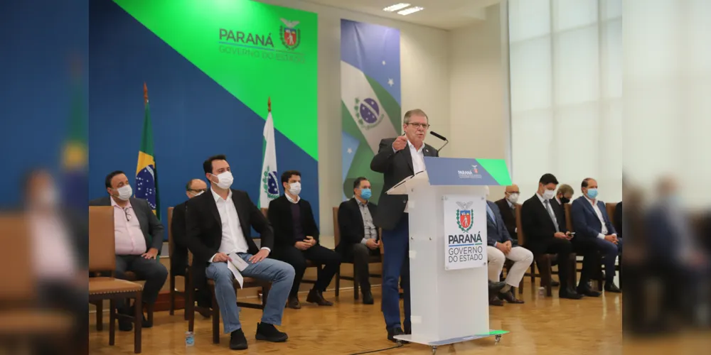 O governador Carlos Massa Ratinho Junior anuncia nesta quarta-feira (12) o lancamento do Programa Casa Facil, com objetivo de viabilizar a aquisicao da casa propria para  familias com renda de ate tres salarios minimos. 
 Curitiba, 12/05/2021. Foto: Geraldo Bubniak/AEN
