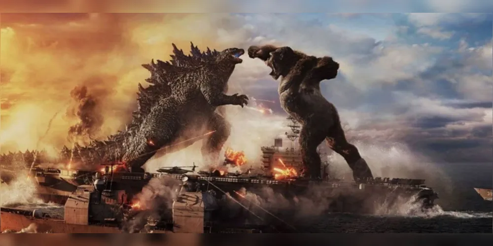 Imagem ilustrativa da imagem 'Godzilla vs. Kong' estreia neste final de semana em PG