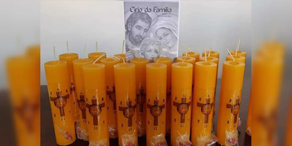 Imagem ilustrativa da imagem Paróquias vendem mini Círios Pascais em PG
