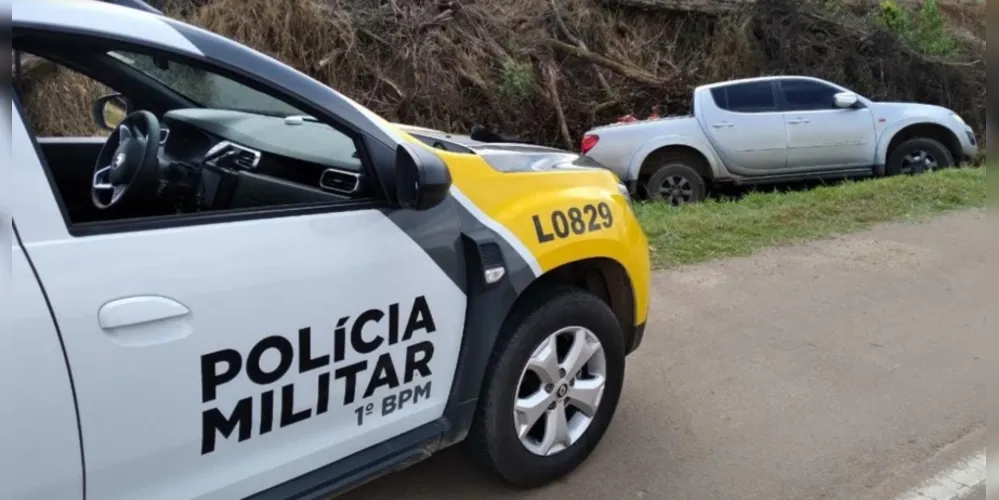 Imagem ilustrativa da imagem PM prende suspeito e recupera camioneta