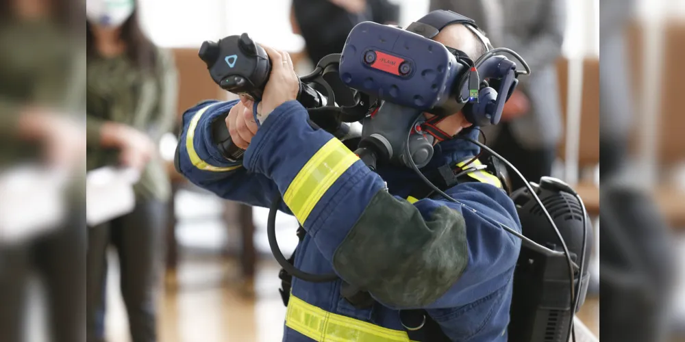 Imagem ilustrativa da imagem Corpo de Bombeiros recebe simulador para treinamentos
