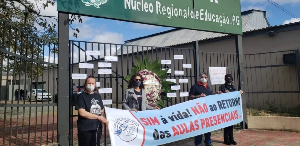 Educadores fazem protestos em PG por morte de colegas