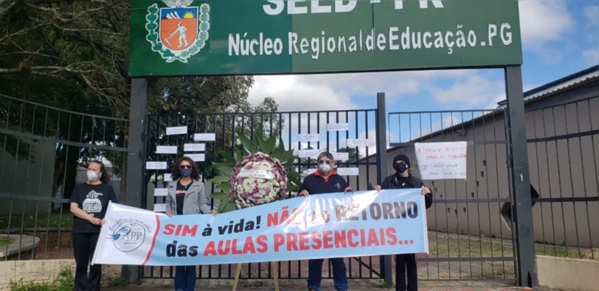 Educadores fazem protestos em PG por morte de colegas