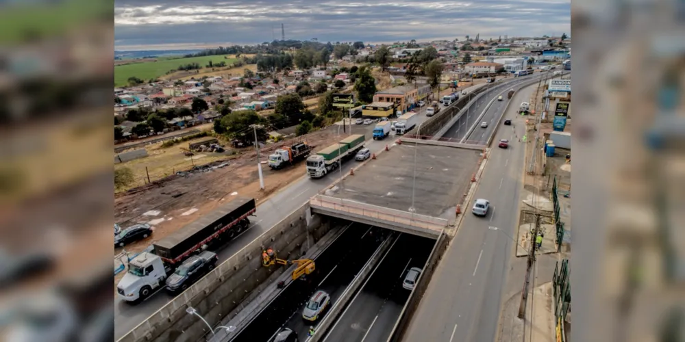  Interseção do Jardim Sabará, na BR 373, em Ponta Grossa, será entregue pela CCR RodoNorte agora no início de agosto