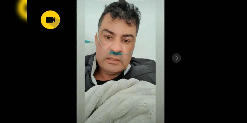 Nas redes sociais, o ex-prefeito demonstrou preocupação com o atual estado de saúde