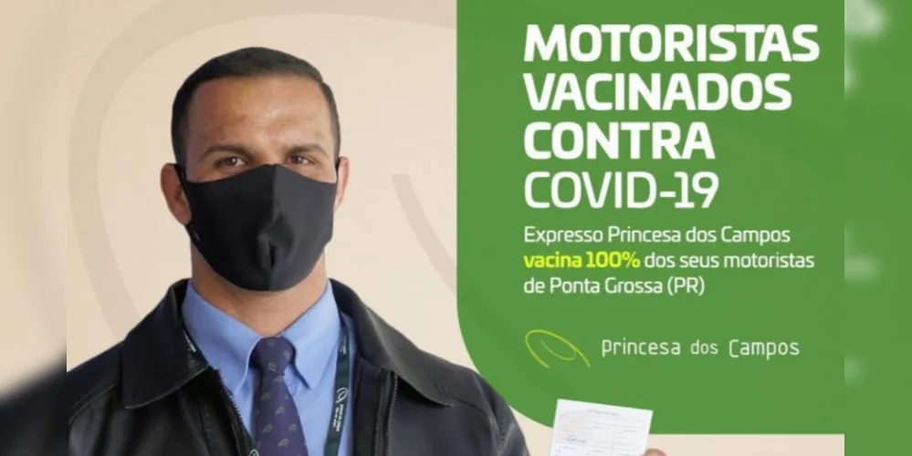 Nesta segunda-feira (19), a empresa cumpriu um objetivo notável: todos os motoristas receberam imunizantes contra o novo coronavírus.