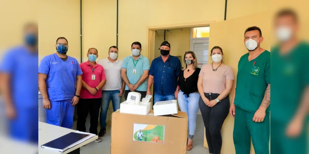 Bombas de infusão foram entregues pela 21ª Regional de Saúde de Telêmaco nesta semana